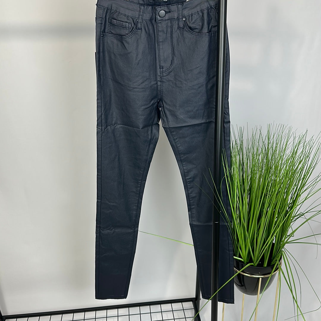 Navy Coated Jeans – Bonita Boutique