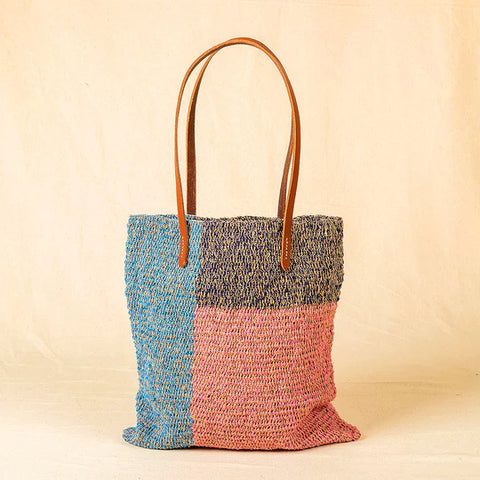 Large crochet tote bag