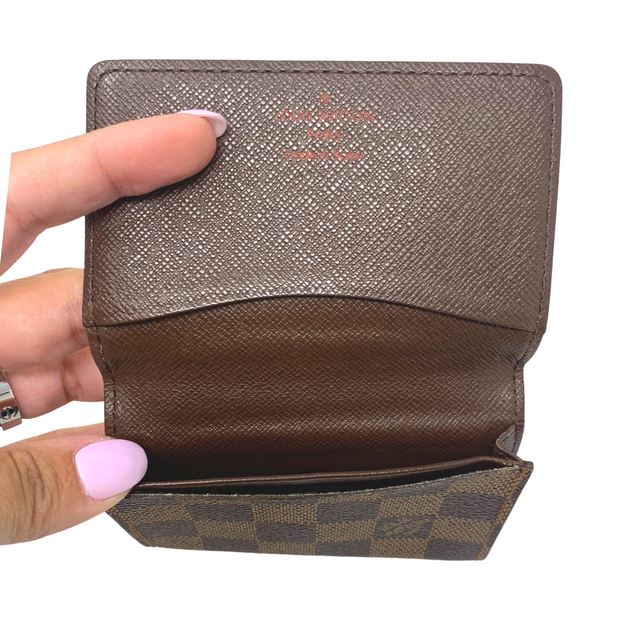 Louis Vuitton Damier Ebene Card Case | Authentic designer handbags and accessories