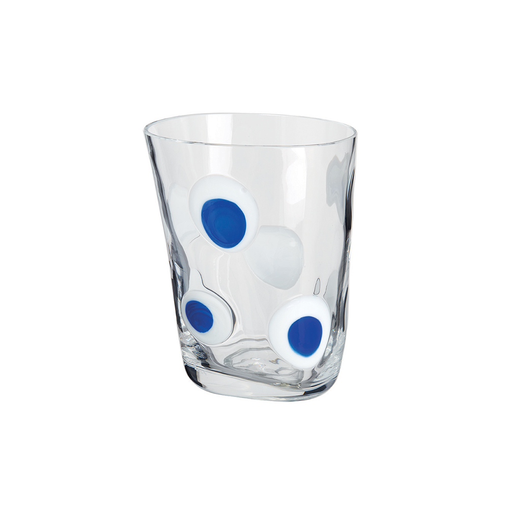 Carlo Moretti | Bora Drink Glass (Blue/White)