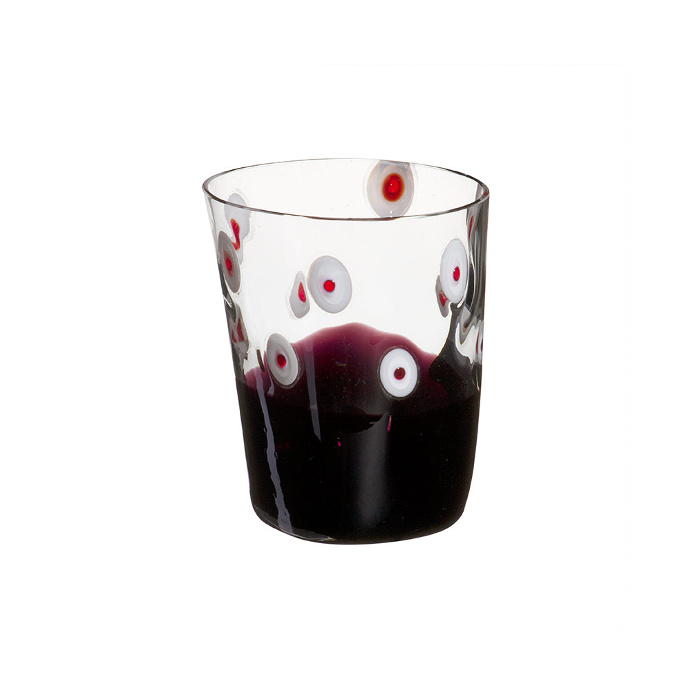 Carlo Moretti | Bora Drink Glass (Purple/Red/White)