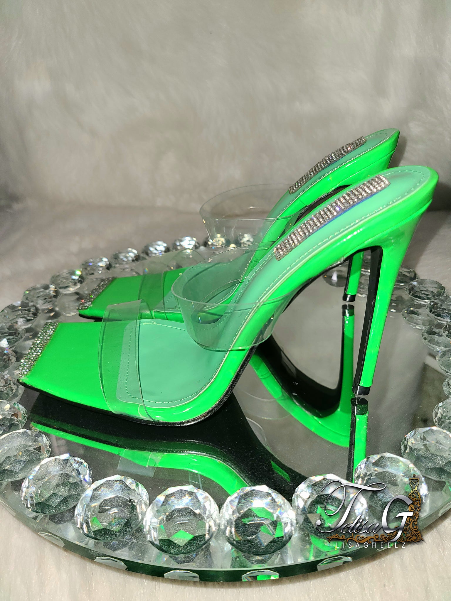 green diamond heels