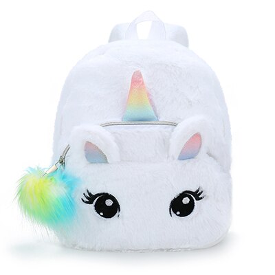 Pink Fluffy Unicorn Backpack | Kawaii Unicorn Store