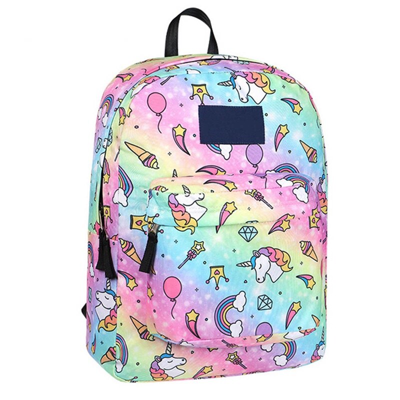 rainbow unicorn bookbag