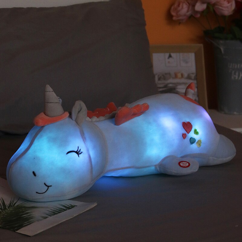 glowing unicorn plush