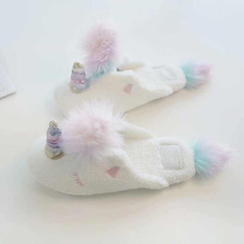 unicorn mule slippers