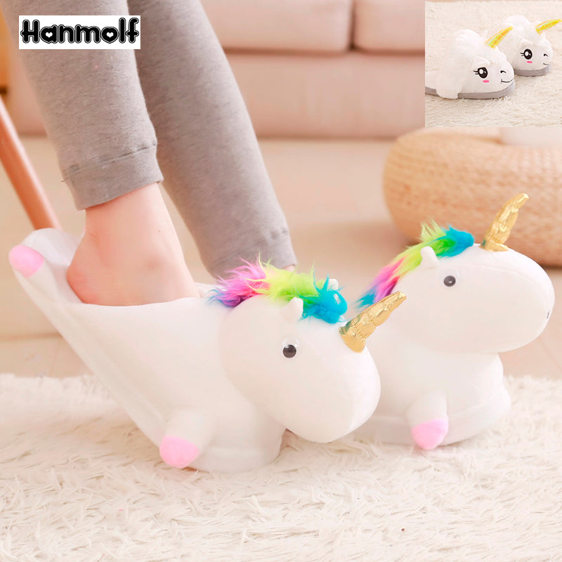 unicorn mule slippers