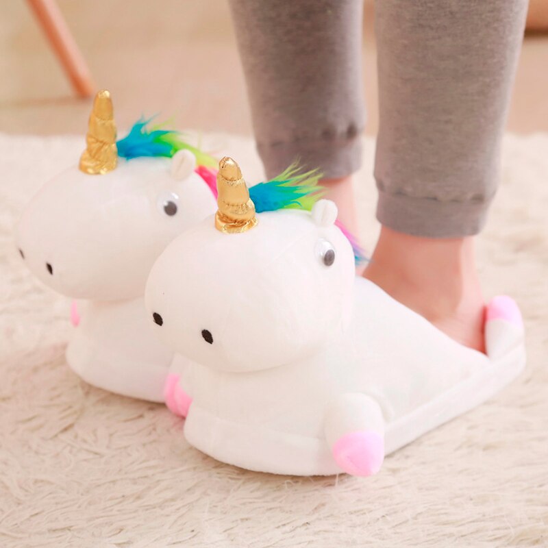 unicorn mule slippers