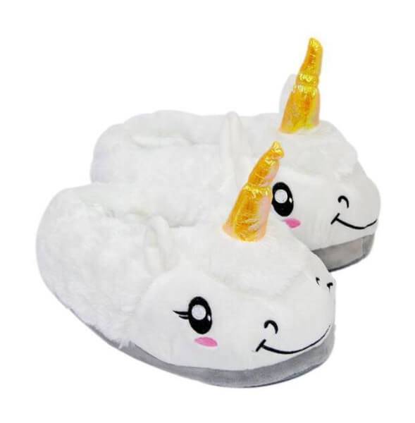 Pink Fluffy Unicorn Slippers | Kawaii Unicorn Store