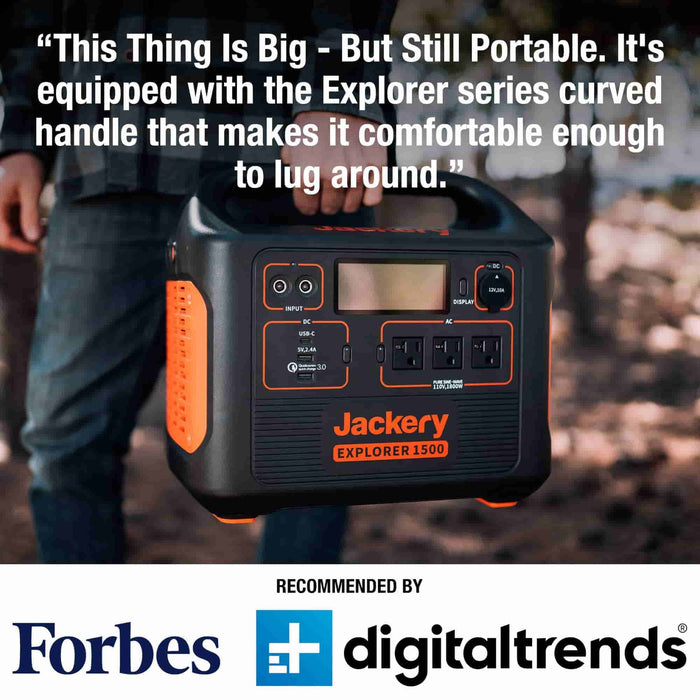 Jackery Explorer 1500 Portable Power Station — Tacoma Lifestyle