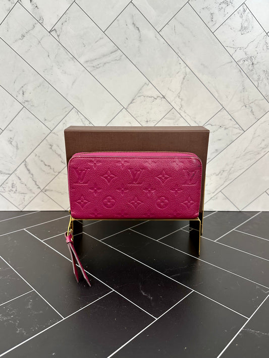 Louis Vuitton Fuchsia Empreinte Leather Zippy Organizer Wallet – The Don's  Luxury Goods