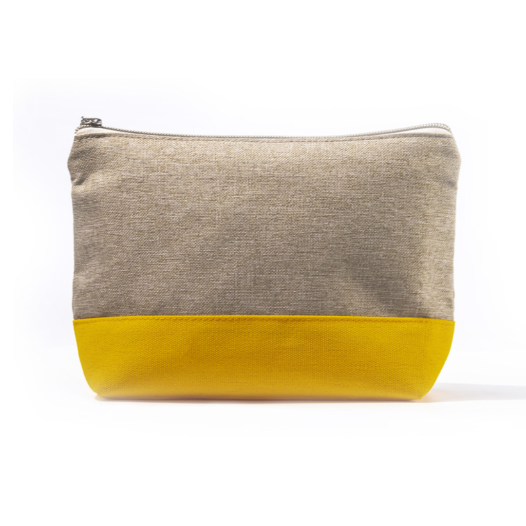 Everist Jute Travel Pouch - Yellow - Everist product image