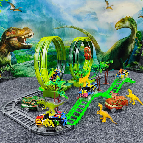 Anti-Gravity Dinosaur Curved Track Set