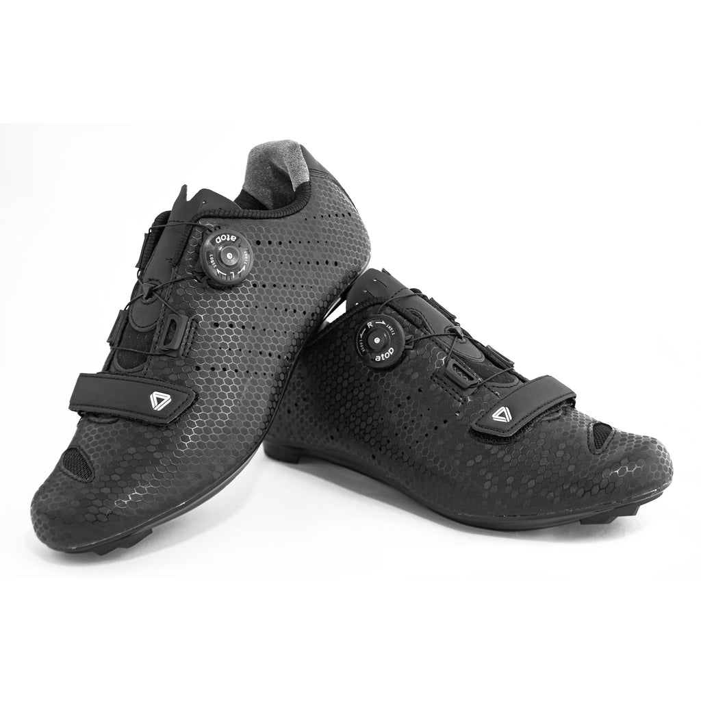 Zapatillas Ciclismo Ruta GW Una Boa Color Negro SERJAF