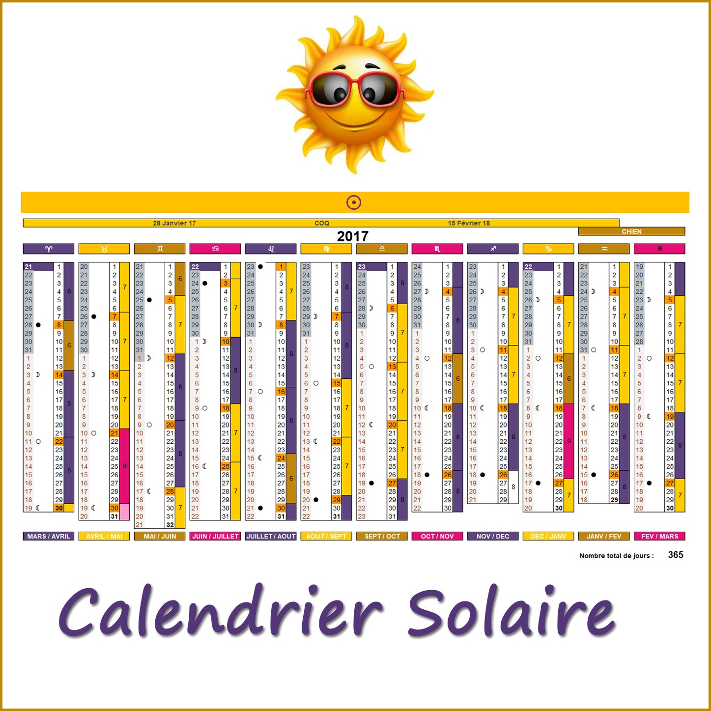 Calendrier Solaire