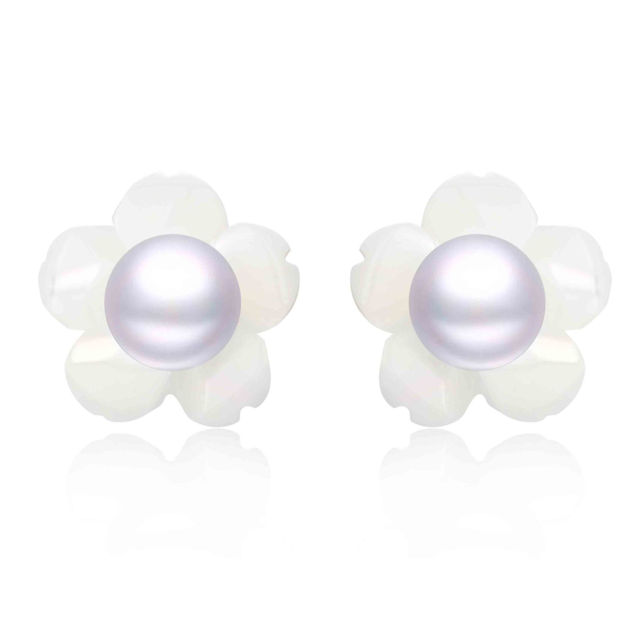 are white resin pearls real