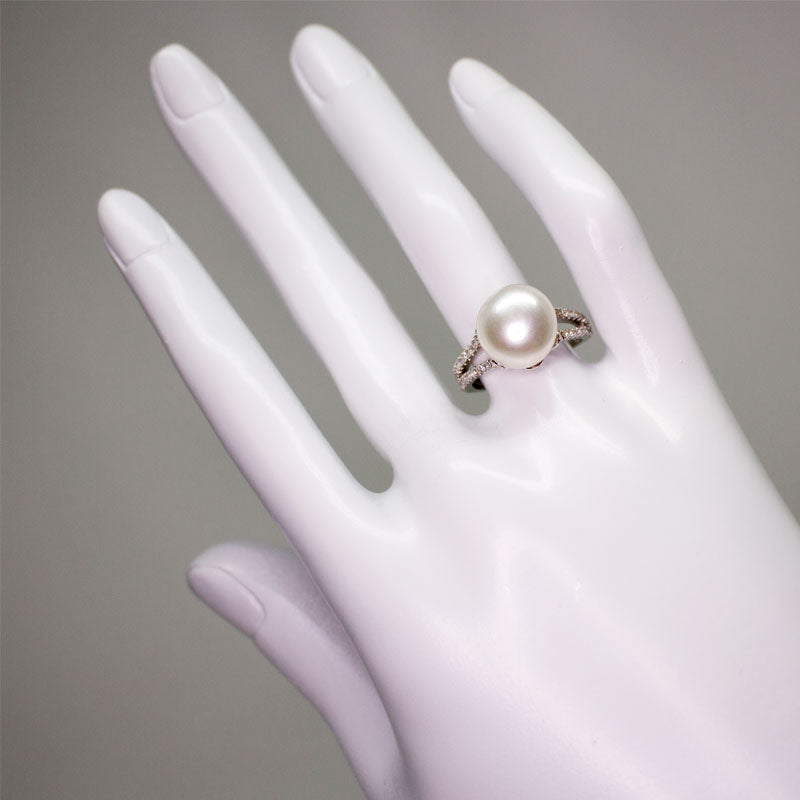 simple pearl ring