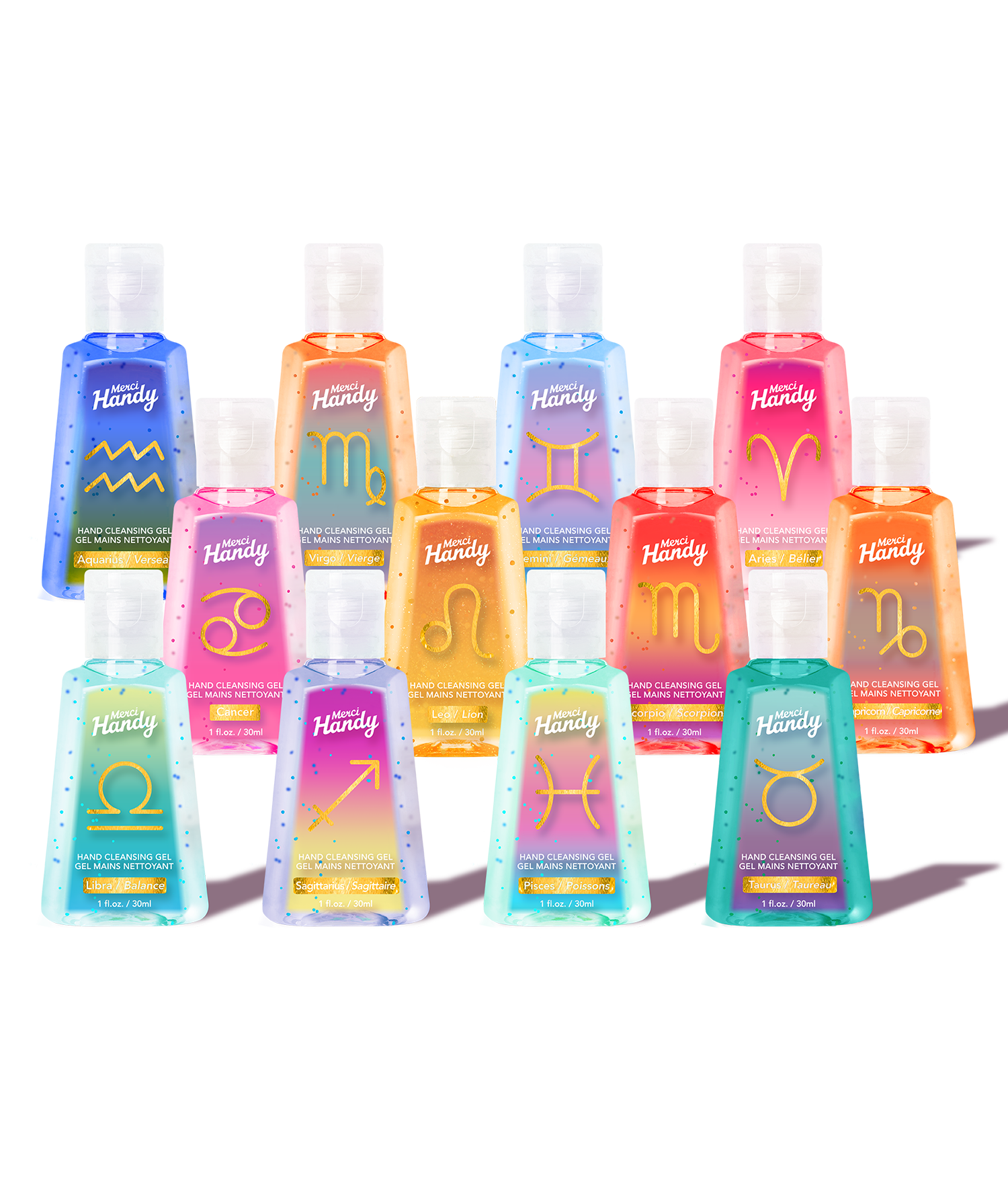 Merci Handy  Gel Main Nettoyant 300ml Unicorn Edition Gel mains nettoyant  grand format - 300 ml