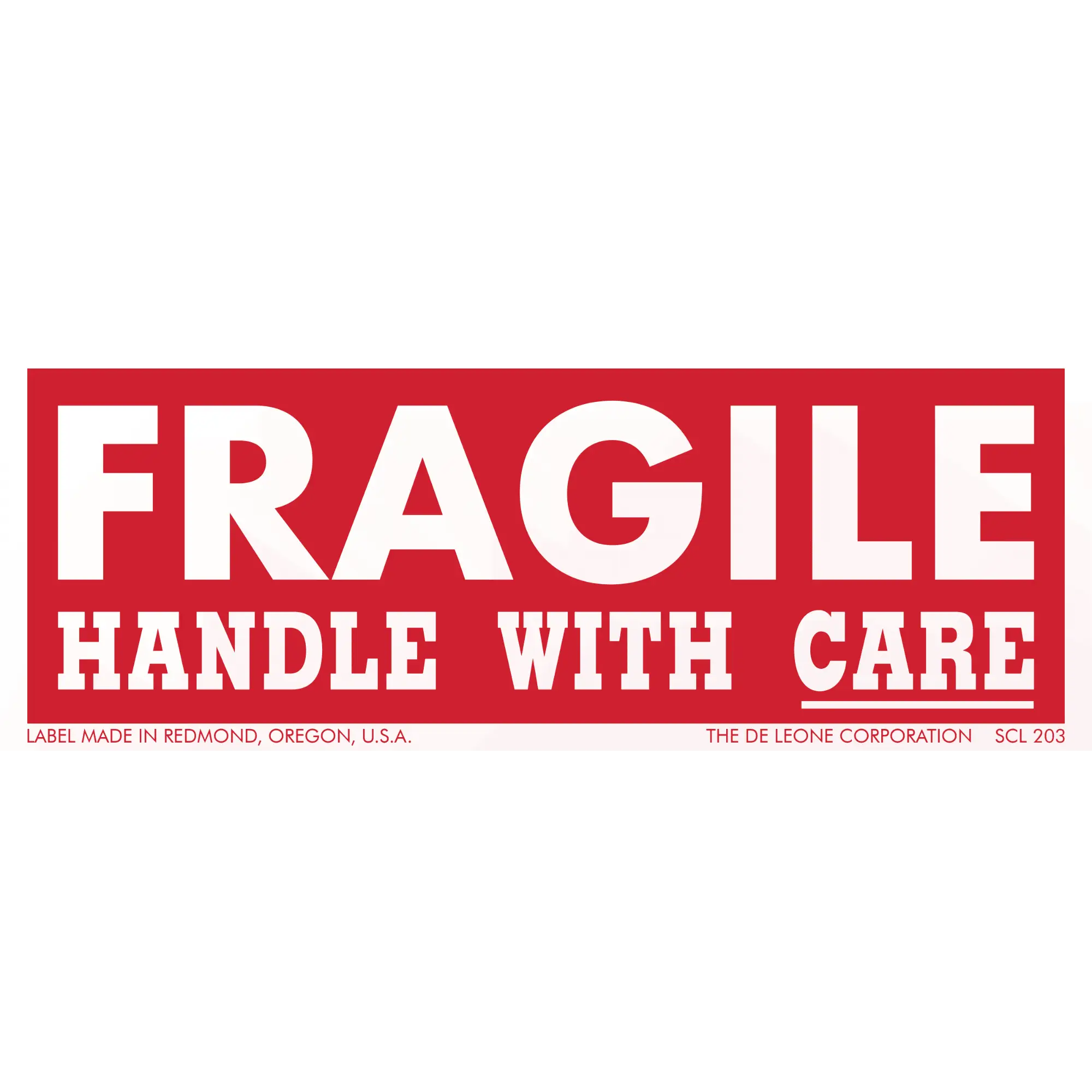 SCL203 Fragile HWC Shipping Labels, 500 Roll