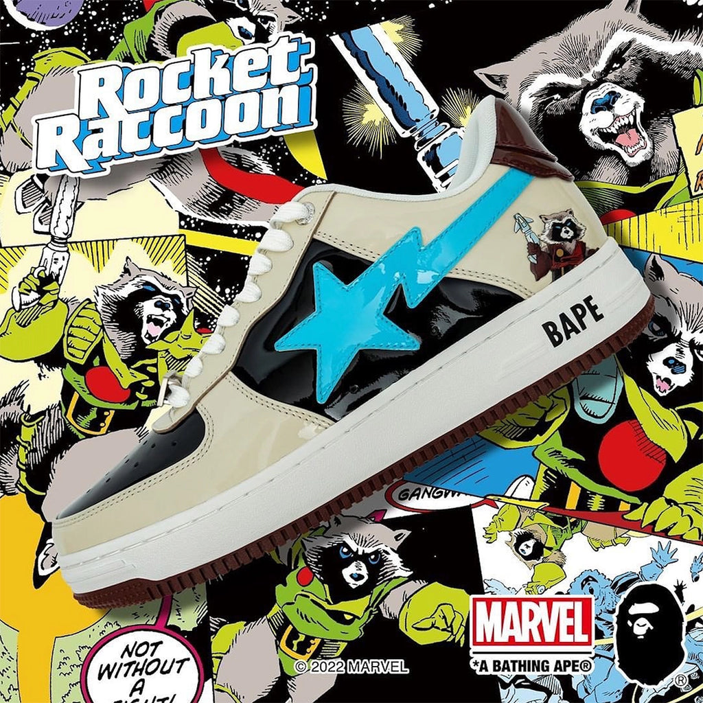 桜瑪瑙 BAPE STA MARVEL ROCKET RACCOON マーブル - 通販 - www