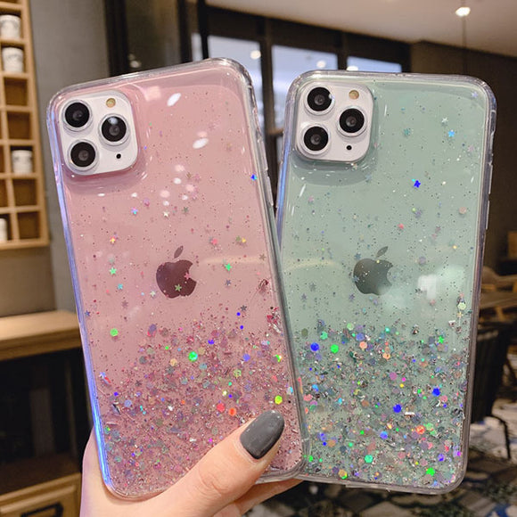 全4色 Iphoneケース キラキラ ラメ クリアケース スパンコール スマホケース 携帯カバー アイフォン Iphonexs Iphone