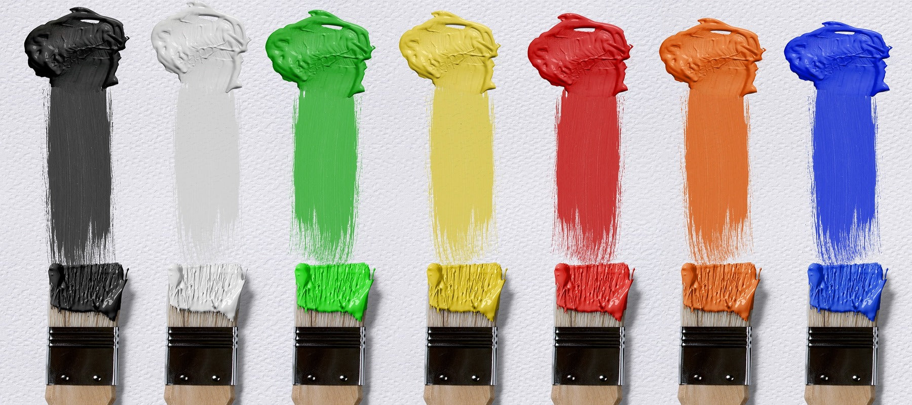 Panels de couleurs pour réaliser une peinture