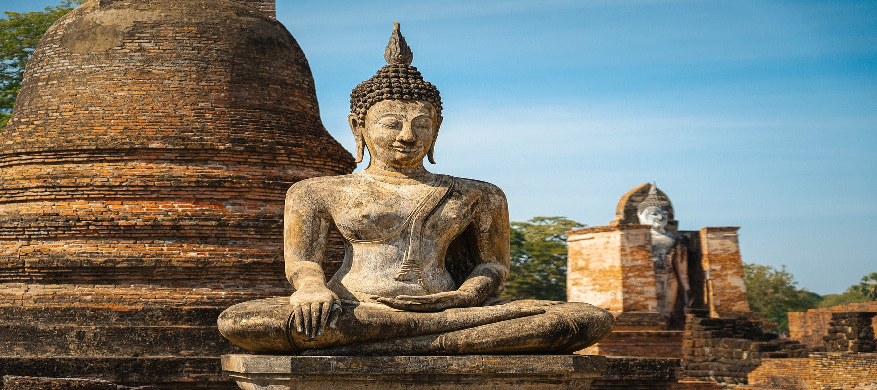 Statue bouddha en paix