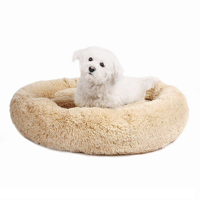 round dog bed