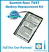 Garmin Nuvi 765T Battery Replacement Kit with Tools, Video Instructions and Extended Life Battery - NewPower99 USA