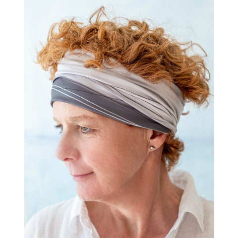 versatile grey headband by janet taylor art
