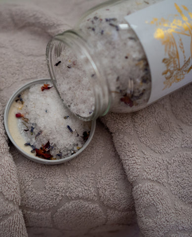 water sign botanical bath soak