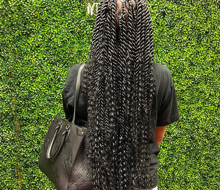 Knotless Goddess Twists