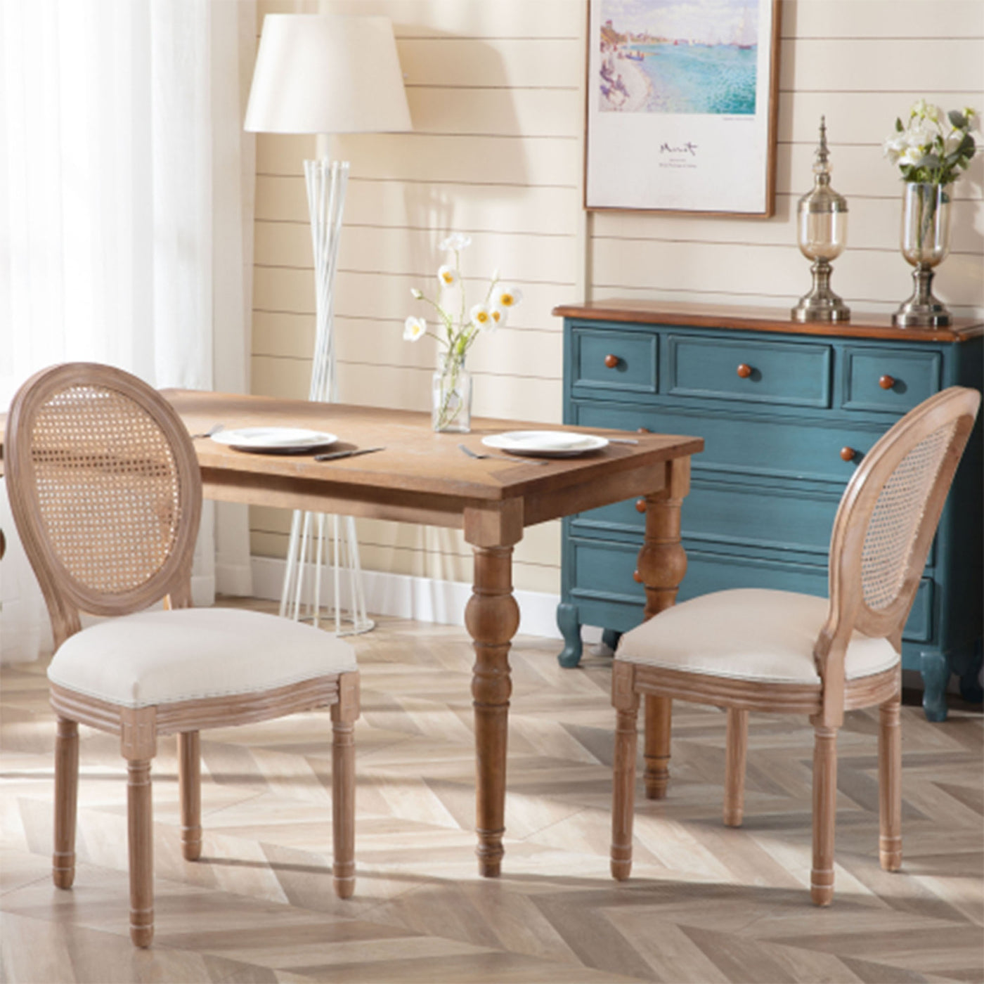 2 accent dining chairs