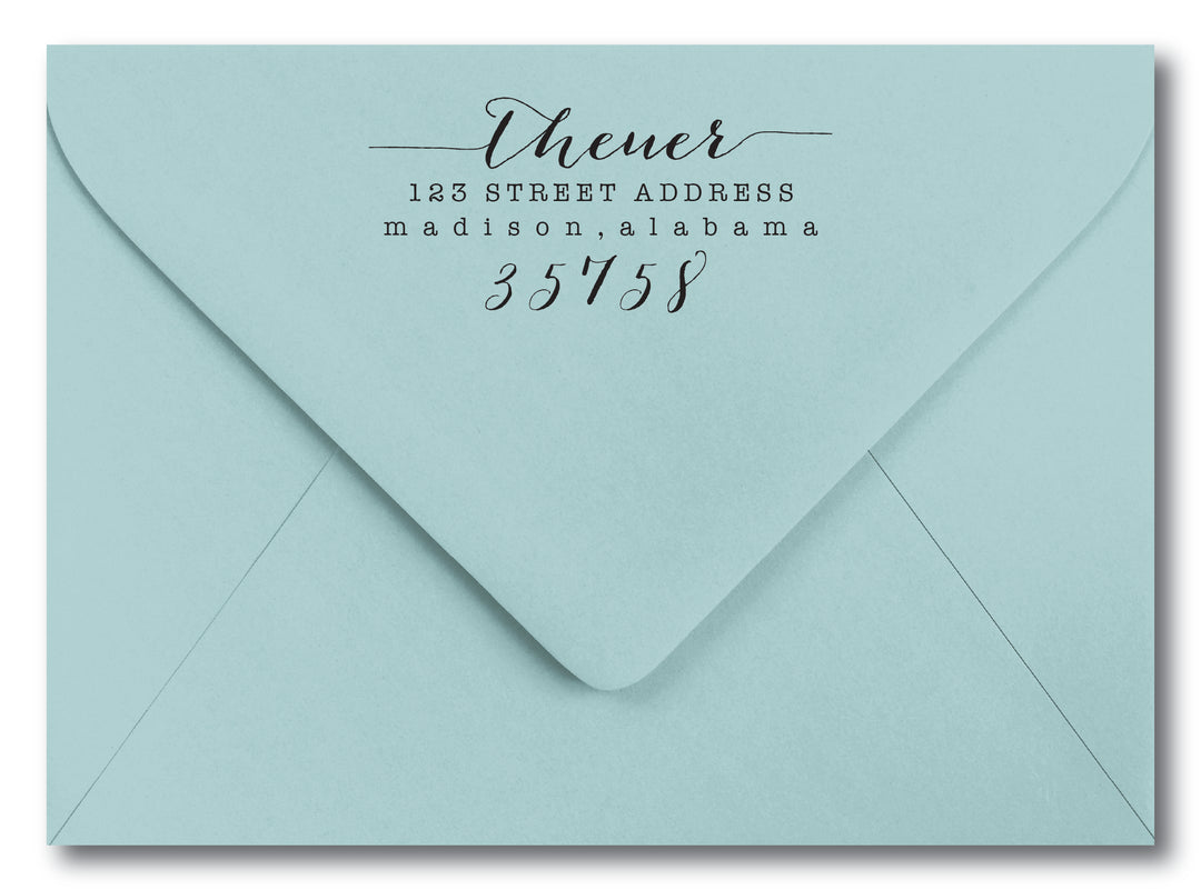 Return Address Stamp #129 – Paperlux Fine Stationery
