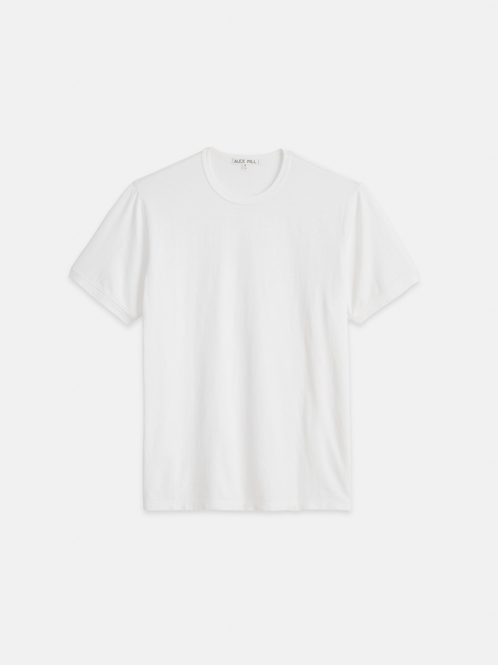 Shop Alex Mill Standard T-shirt In Slub Cotton In White