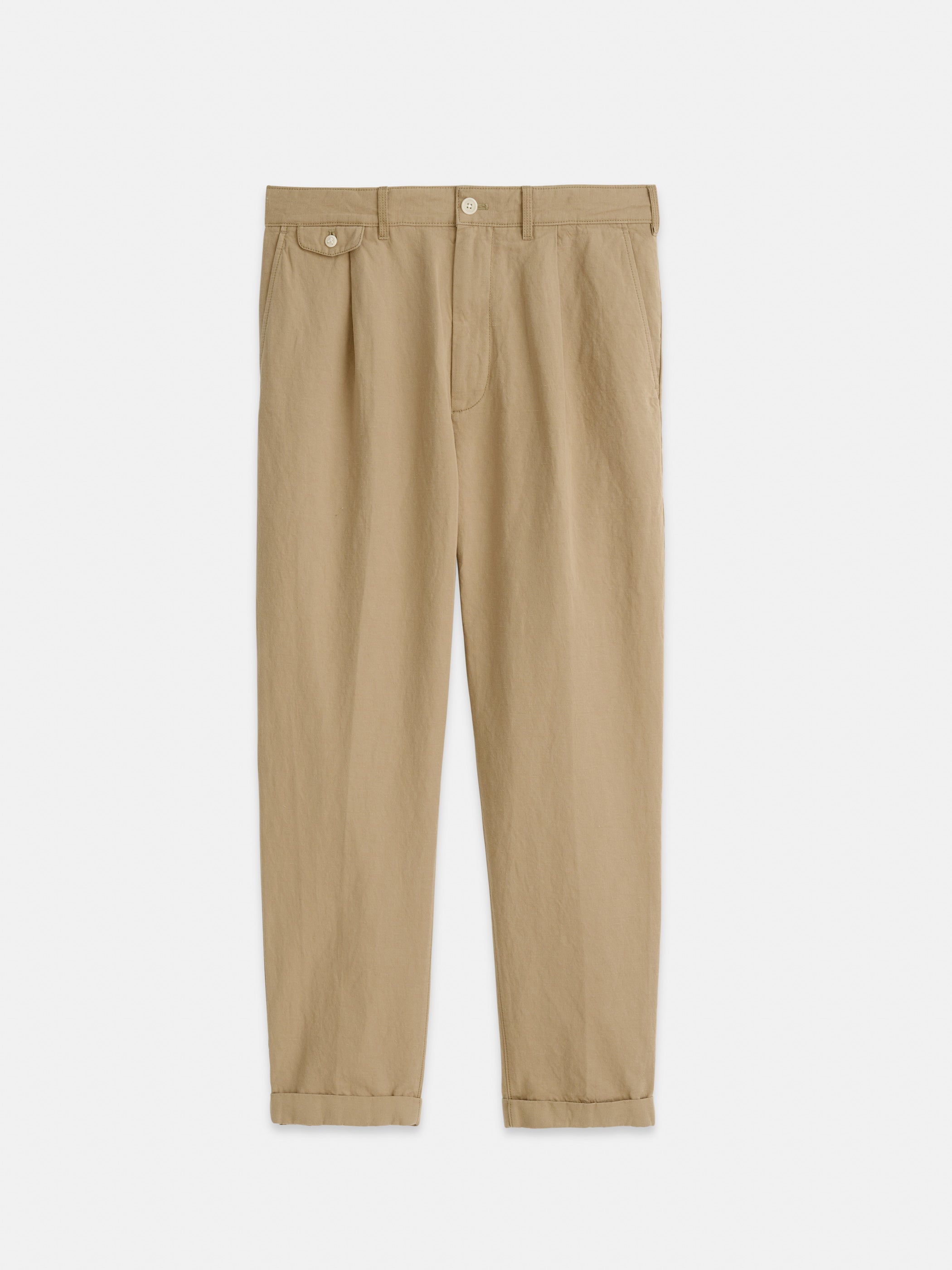 Standard Pleated Pant in Flax Linen – Alex Mill