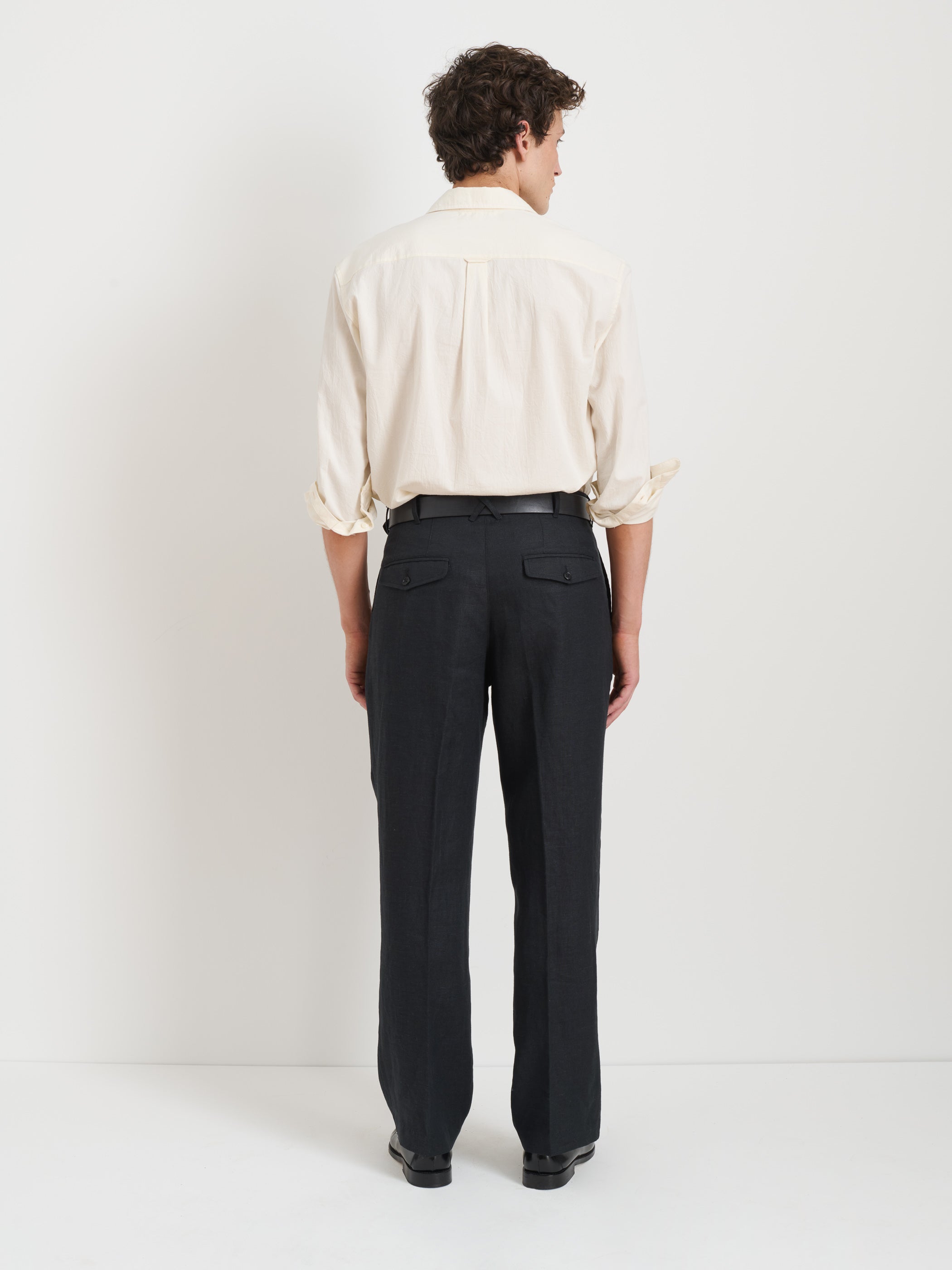 Alex Mill Double Pleated Trouser In Linen
