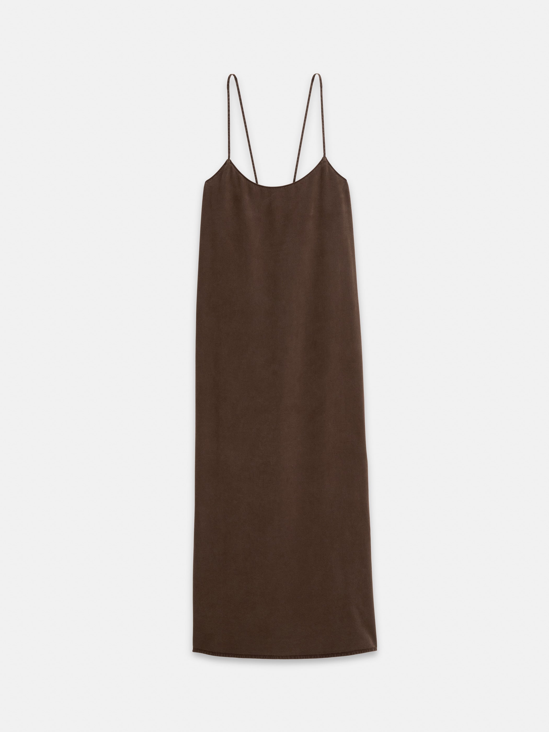 Alex Mill Kate Slip Dress In Brown