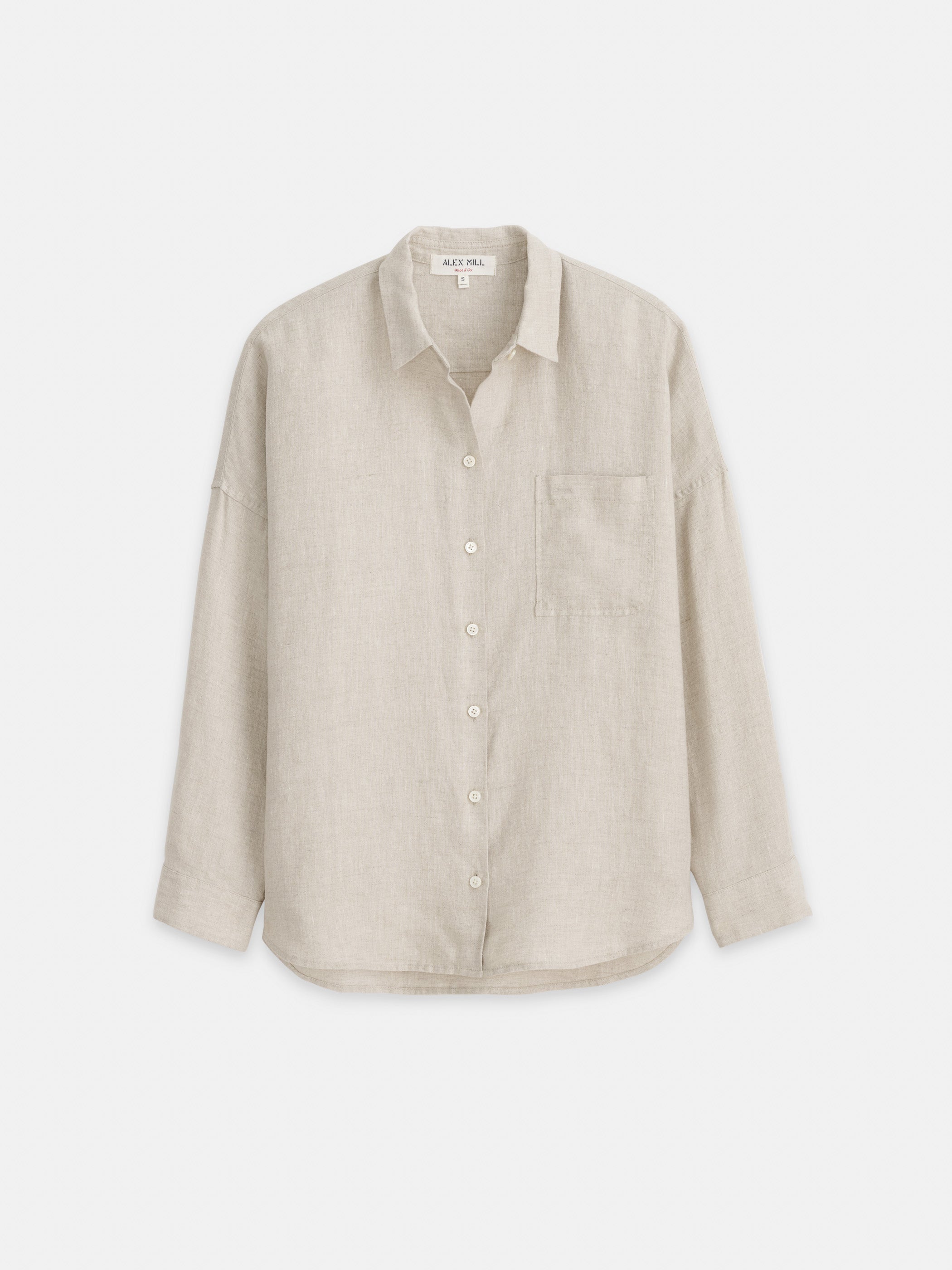 Alex Mill Jo Shirt In Flax Linen In Neutral