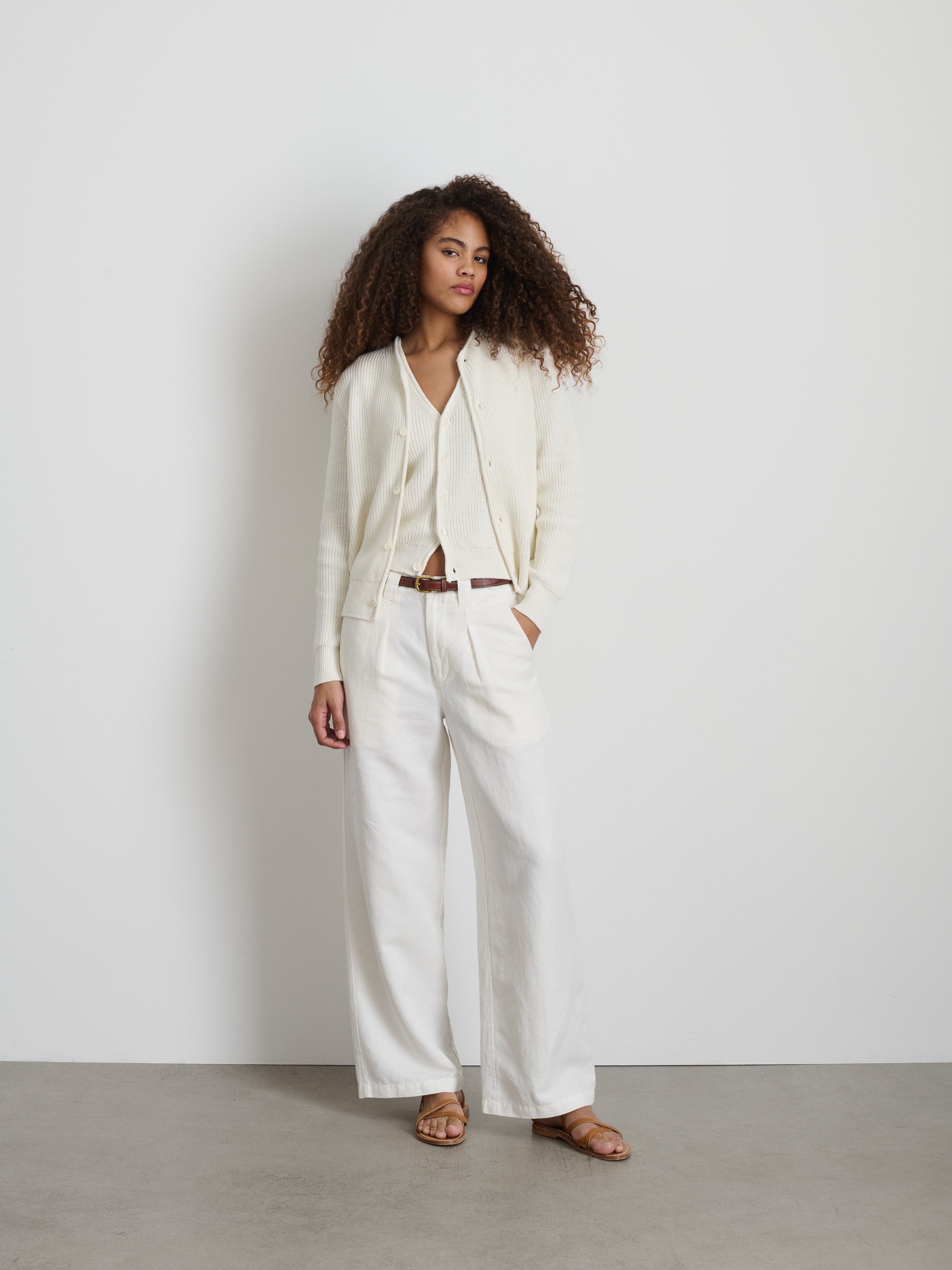 Shop Alex Mill Eldridge Cardigan In Off White