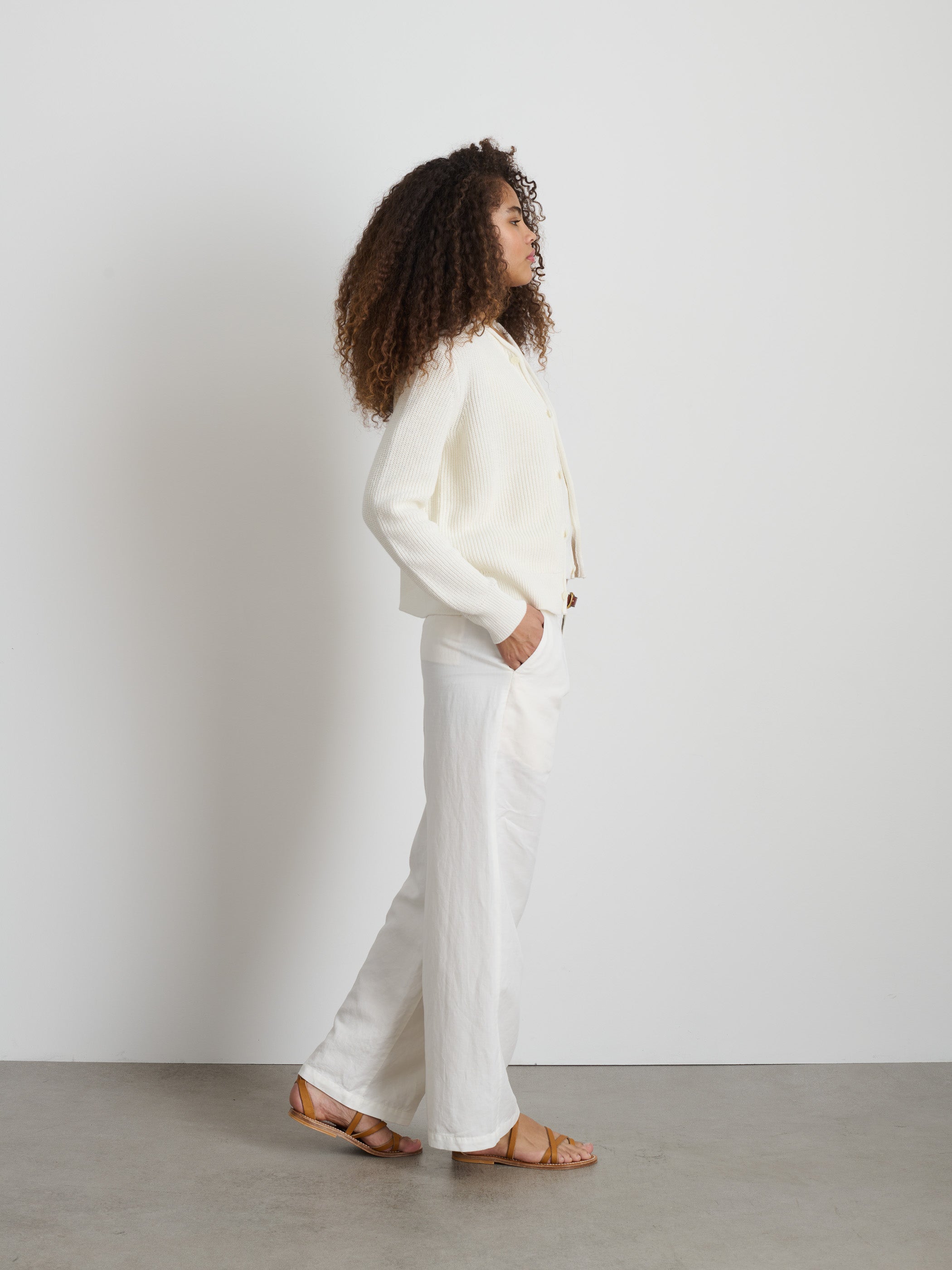 Shop Alex Mill Eldridge Cardigan In Off White