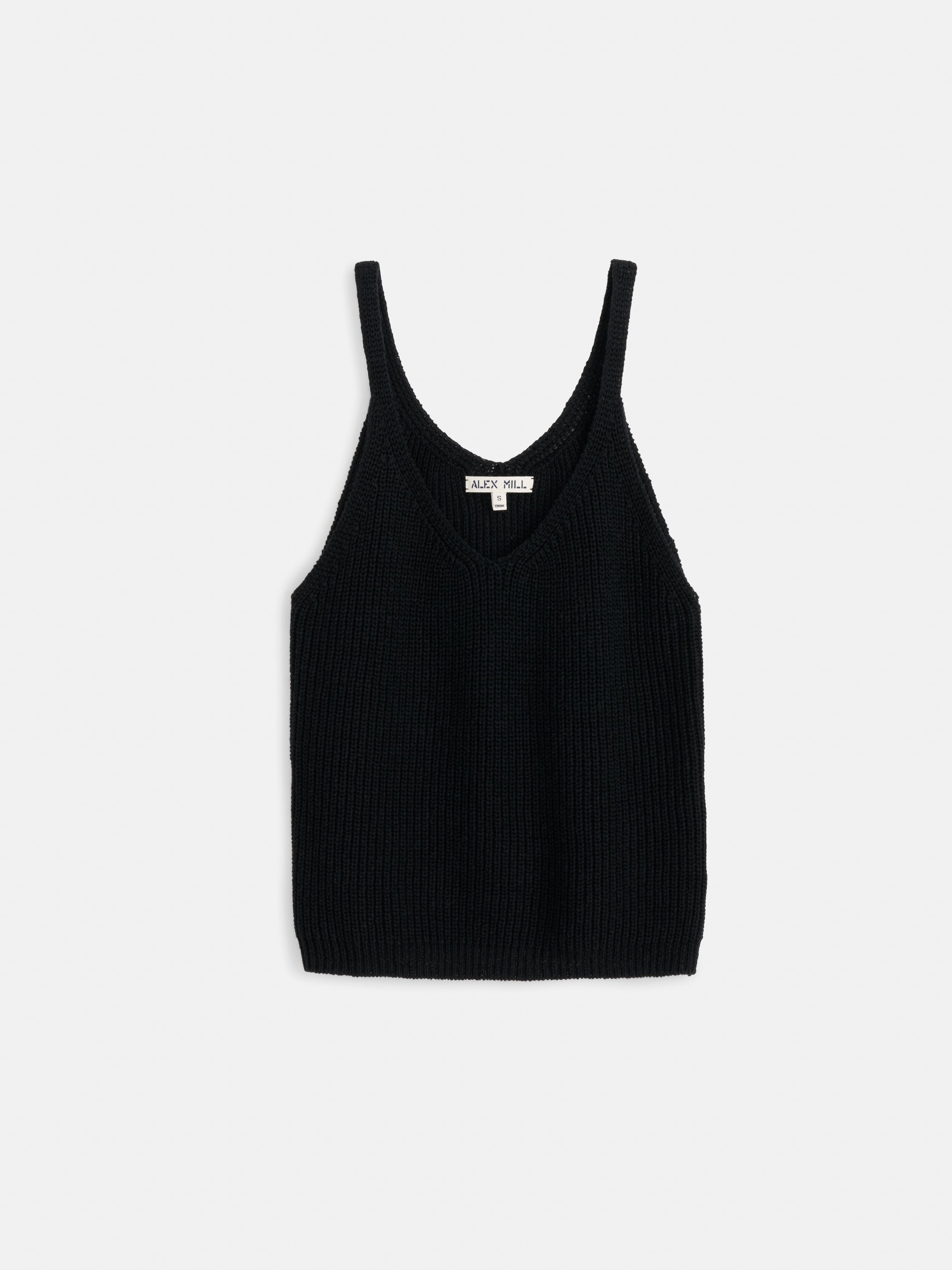 Alex Mill Billie Sweater Tank In Black