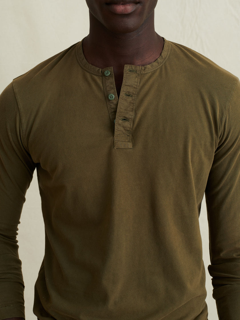 Sueded Jersey Henley – Alex Mill