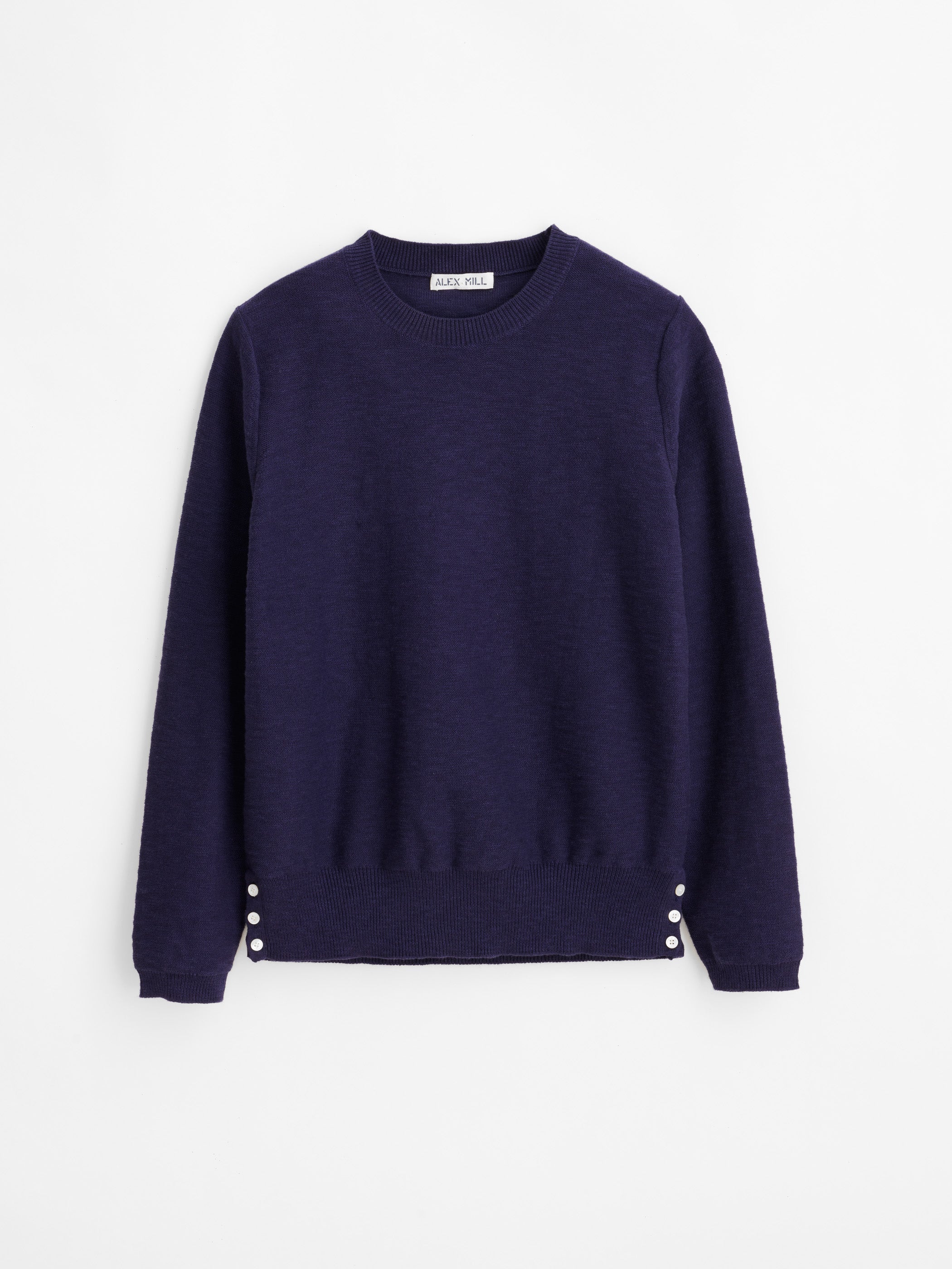 ALEX MILL ISABELLE BUTTON SIDE SWEATER