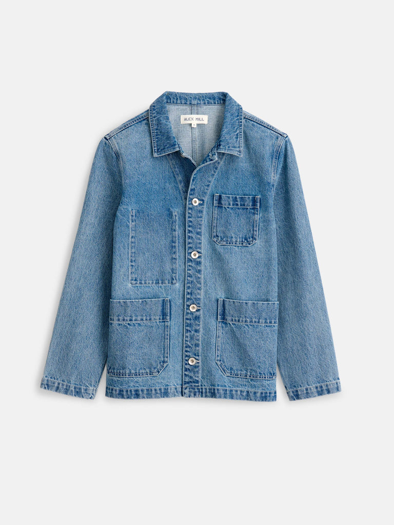 Britt Work Jacket in Denim – Alex Mill