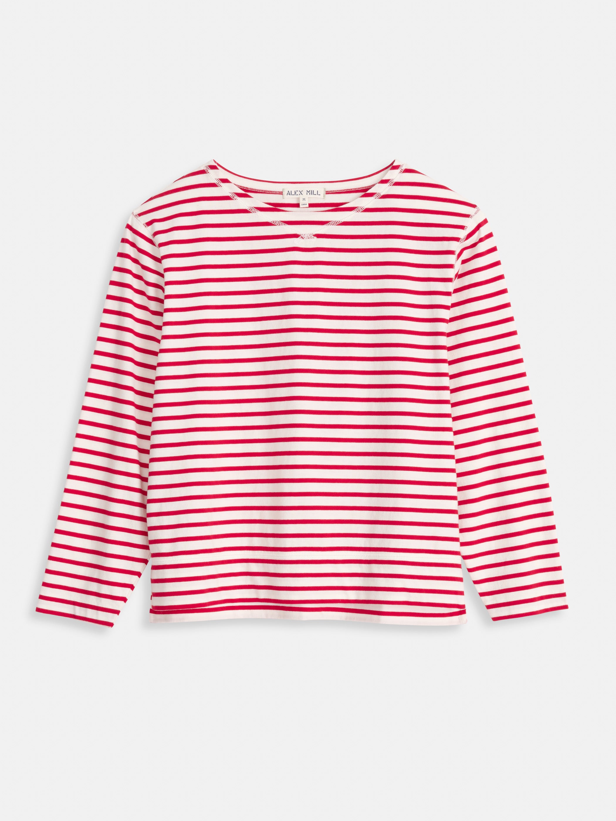 ALEX MILL BEACHSIDE TEE IN STRIPE