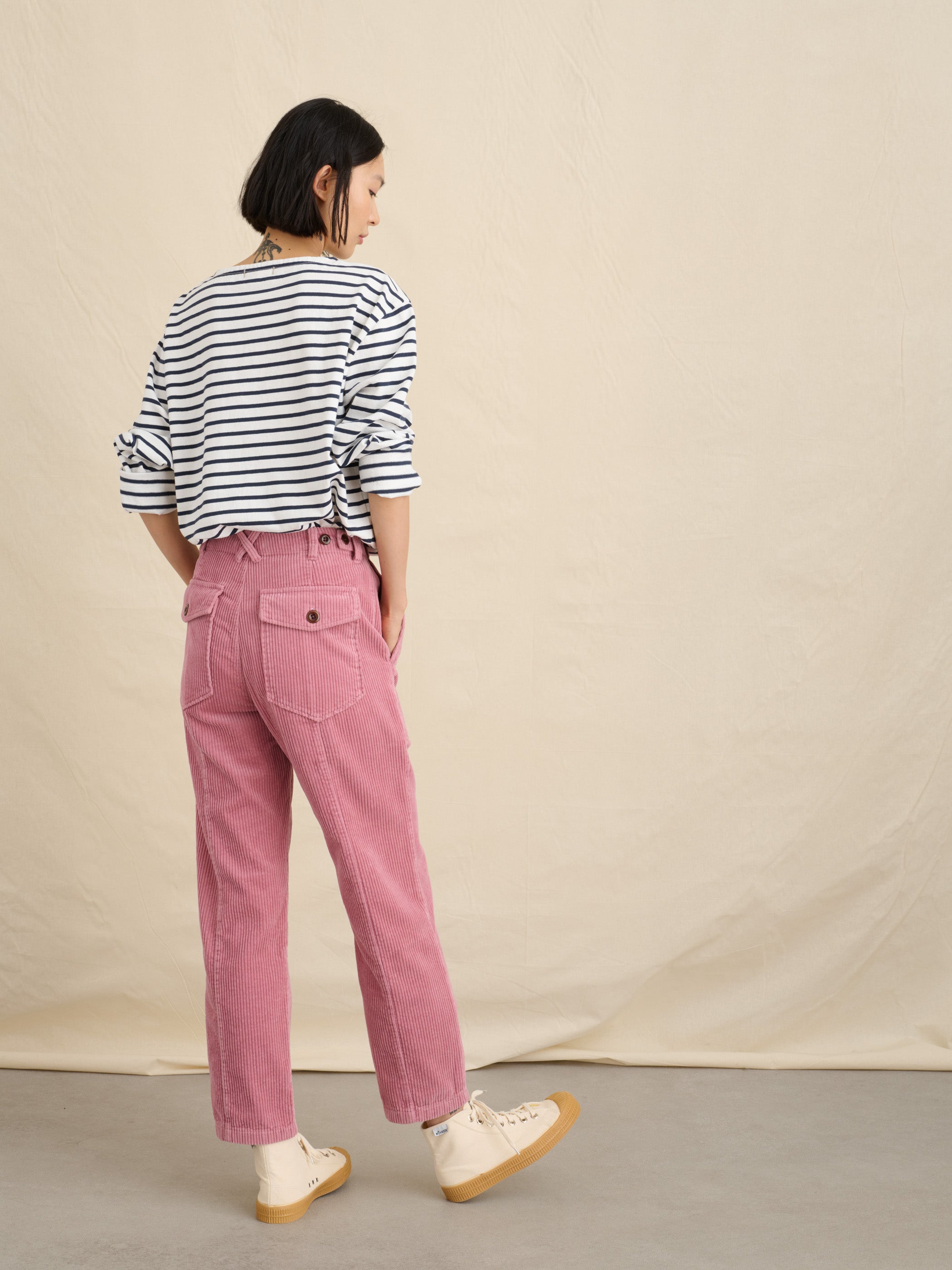 Neil Straight Leg Pant in Corduroy