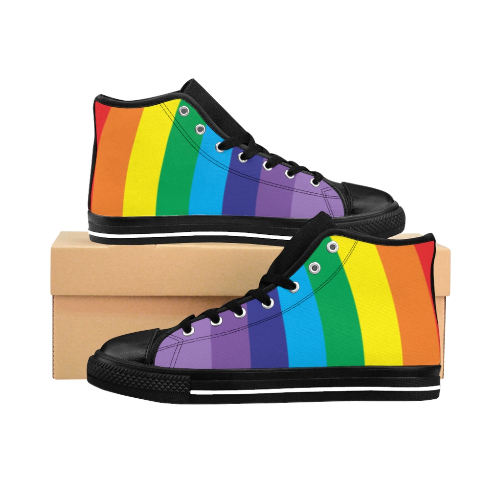 rainbow high tops