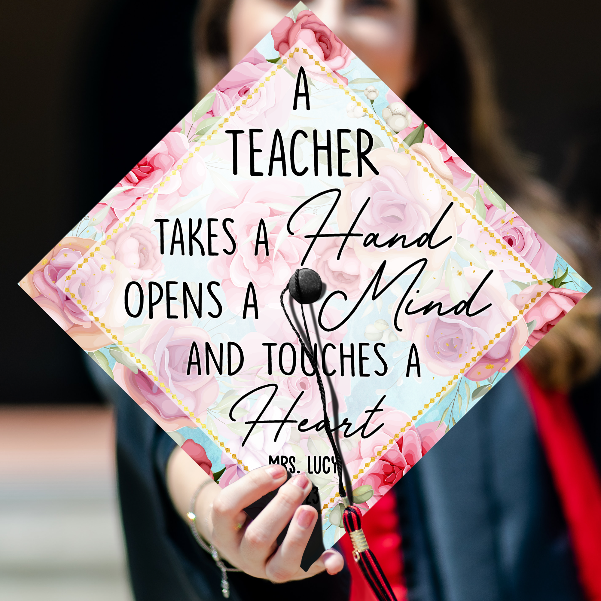 Teacher Graduation Cap Topper, Custom Grad Cap Topper, Teacher Graduation  Decoration – Giftsparkes