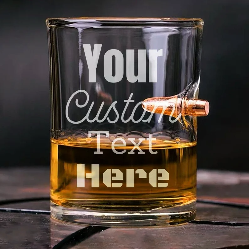 Custom Engraved Rocks Whiskey Tumbler by BruMate • Cheers MT